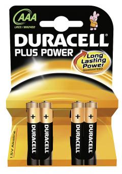 DURACELL PLUS POWER AAA LR03 MICRO 4-er 