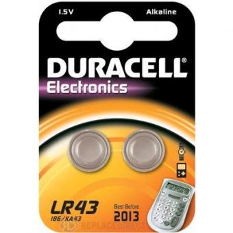 DURACELL LR43  KNOPFZELLE 2-ER 