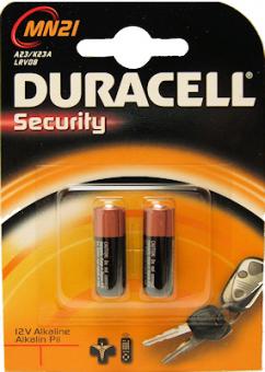 DURACELL MN21  BATTERIE SECURITY 2-ER 