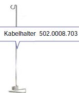 LAURA KABELHALTER EVO I/II 