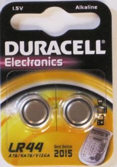 DURACELL LR44  KNOPFZELLE 2-ER 