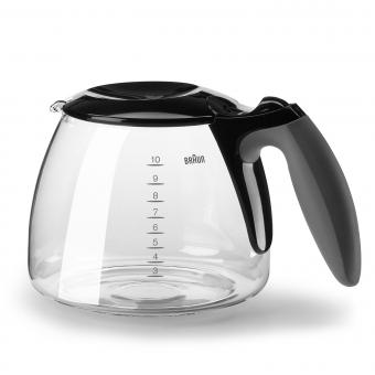 BRAUN KFK 500 schwarz/grau  Ersatzkanne CaféHouse  AromaPassion 